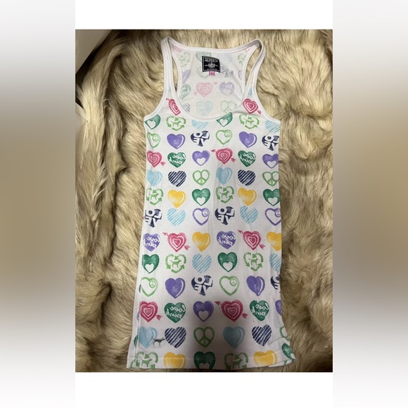 Pink Victoria's Secret heart tank top size S-P - Picture 4 of 7